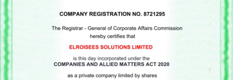 ELROISEES SOLUTIONS LIMITED